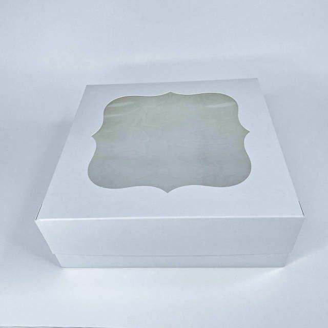 Коробочка подарункова для Теплих(зимових шарфів) 250х250х90мм, фото 1