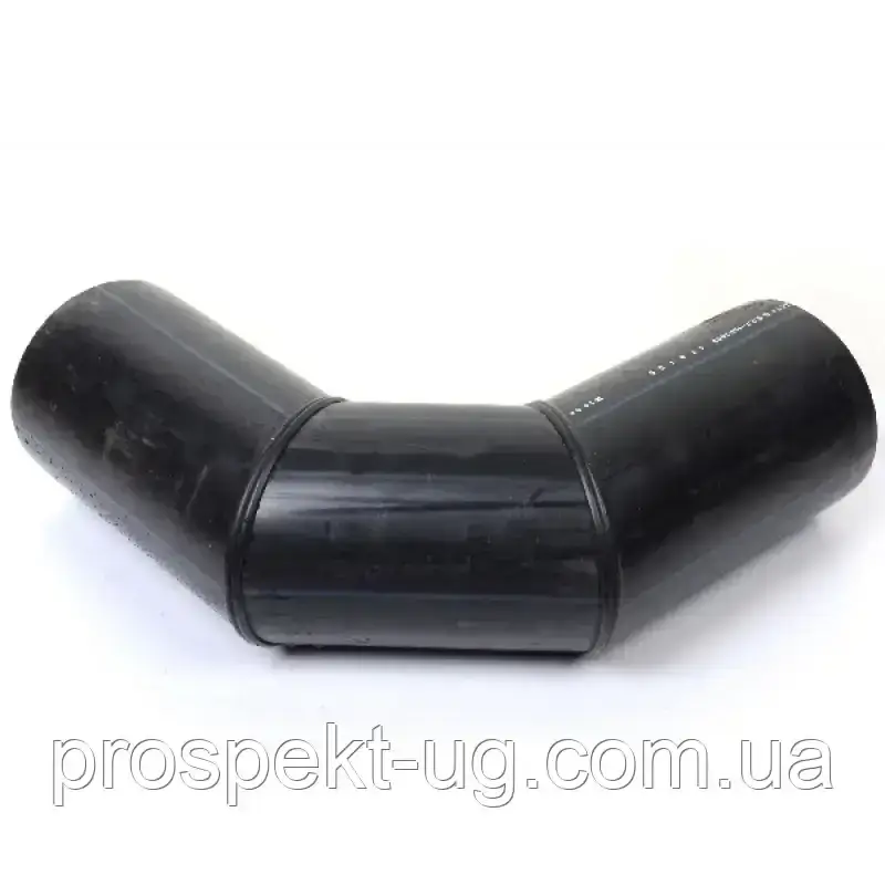 Відвід Дн110х90° сегментний під паяння ПЕ-100 ПНД, фото 1