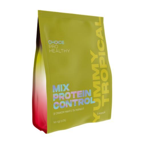 Mix Protein Control Yummy Tropical зі смаком соковитого манго та маракуї ,Pro Healthy, 145 г, фото 1