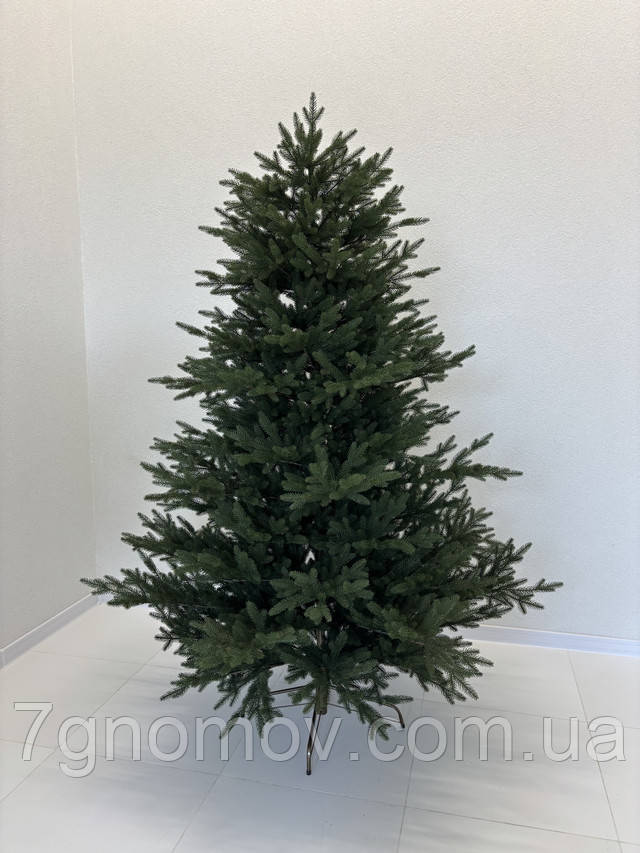 Штучна ялинка лита на металевих крабах зелена Джулія 1.2 - 3 м.