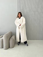 Подовжена еко-шубка ''Жанна''