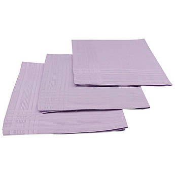 Однотонна бузкова носова хустка EGA 016