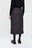 Утеплена зимова спідниця Finn Flare W20-32011-200 чорна S, фото 4