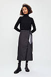 Утеплена зимова спідниця Finn Flare W20-32011-200 чорна S, фото 2