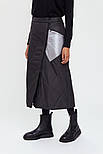Утеплена зимова спідниця Finn Flare W20-32011-200 чорна S, фото 3