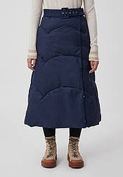 Утеплена спідниця зимова Finn Flare FAB110145-101 темно-синя XL