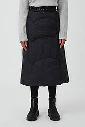 Утеплена зимова спідниця Finn Flare FAB110145-200 чорна M