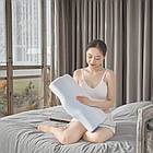 Ортопедична подушка для сну з ефектом пам'яті Memory Foam Крижаний шовк 50х30 см Спеціальна подушка для сну, фото 6