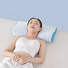 Ортопедична подушка для сну з ефектом пам'яті Memory Foam Крижаний шовк 50х30 см Спеціальна подушка для сну, фото 4