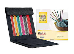 Набір дерев'яних шкарпеткових спиць KnitPro Symfonie Dreamz 15 cм в жаккардовом пакуванні