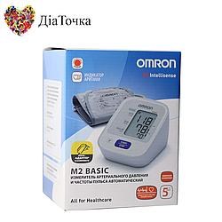 Тонометр автоматичний Omron M2 Basic (HEM-7121-ARU) з адаптером