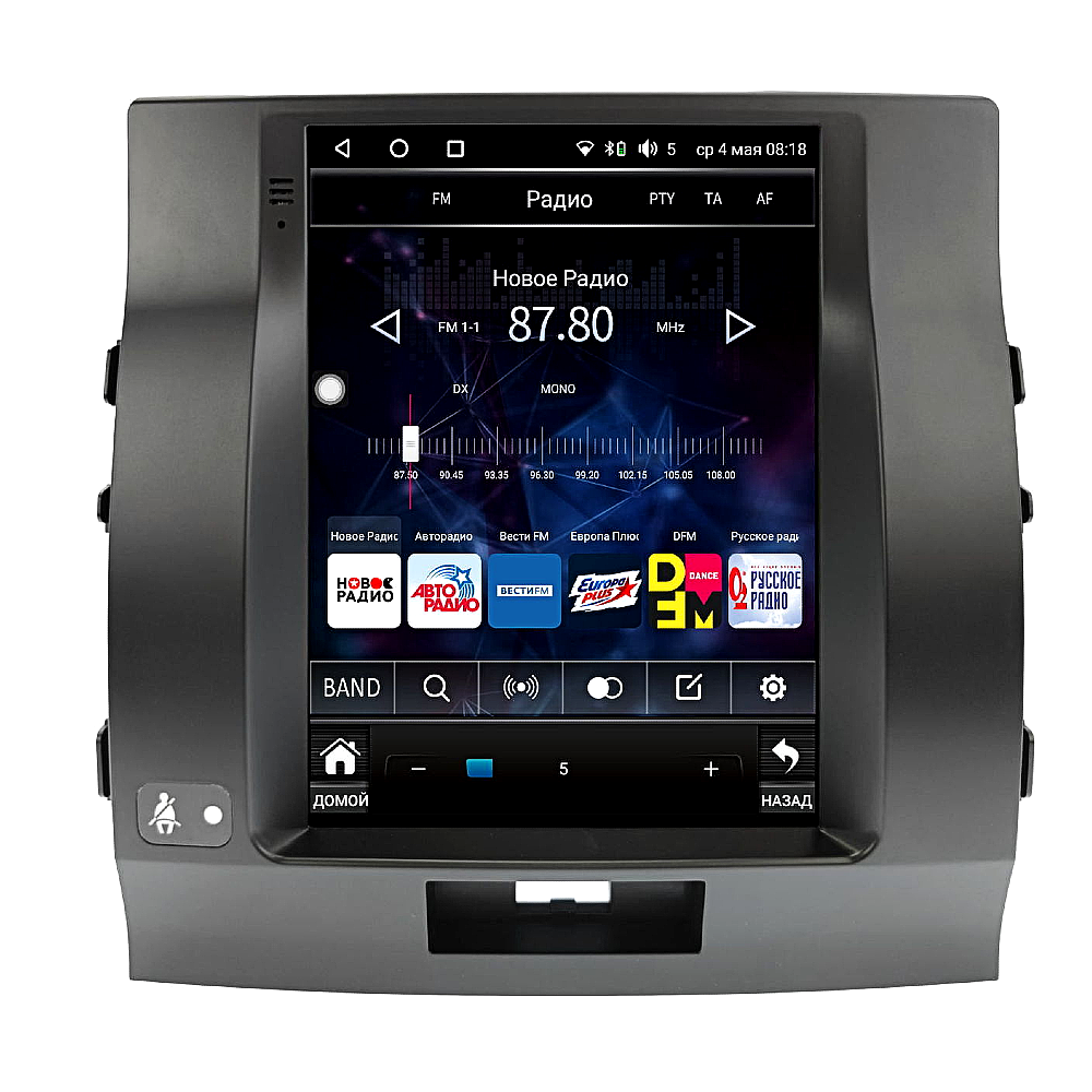 Штатна магнітола андроїд TOYOTA LAND CRUISER 2007-15 HIGH Tesla-10'',штатний головний пристрій тойота, фото 1