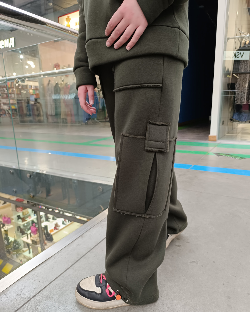 Штани-карго з кишенями, фото 1