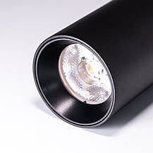 Led cвітильник трековий Light Club 220V 12w 4000К чорний поворотний WL-209АL-12-4-BK, фото 2