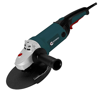 Кутова шліфмашина професійна 2100 Вт Сталь КШМ 21-232 болгарка для різання металу каменю бетону