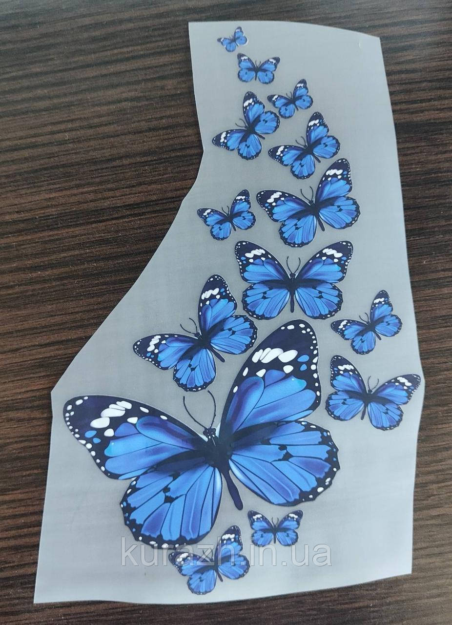 Термонаклейка на одяг "Метелики", фото 1