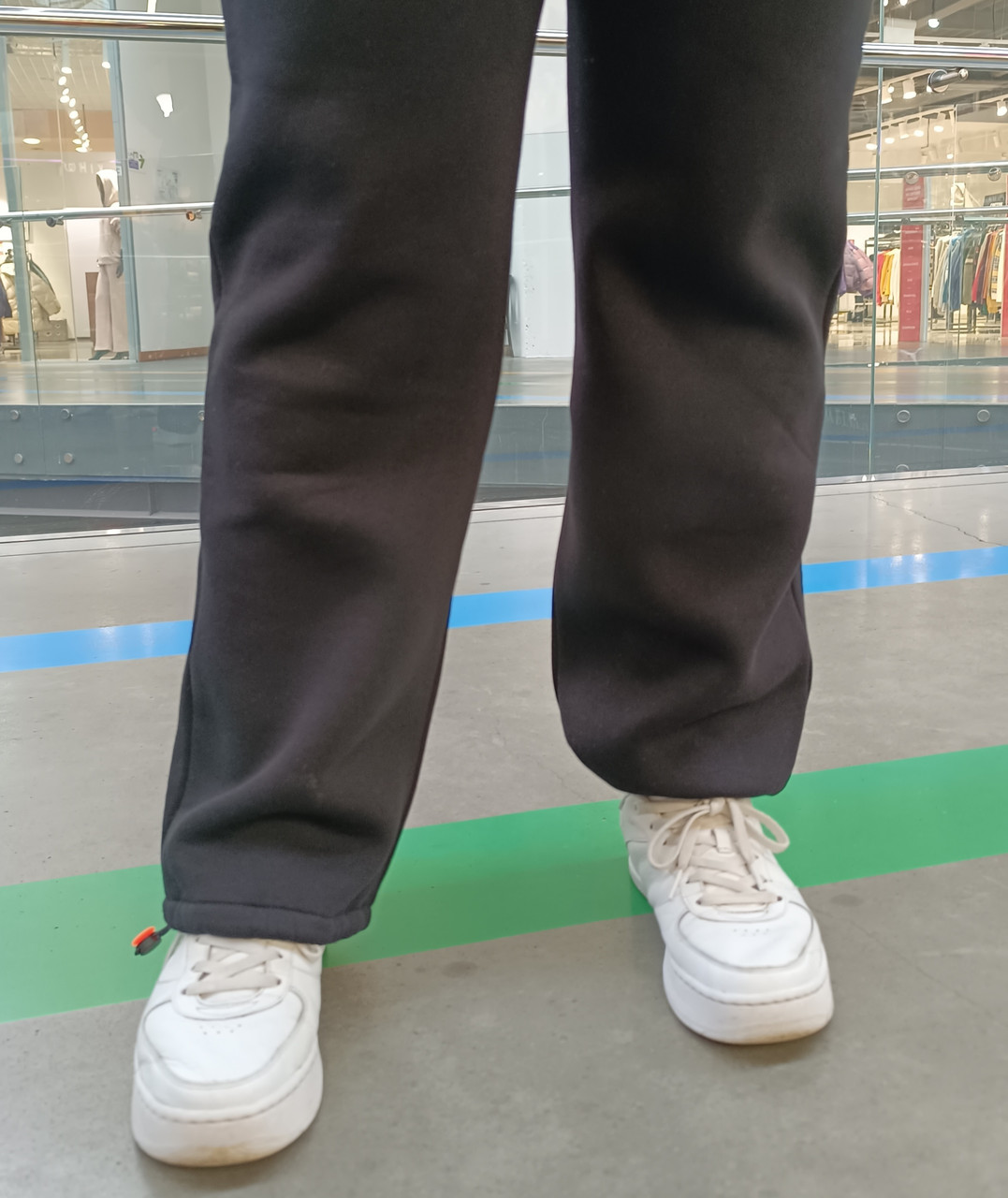 Штани прямі з затяжкою