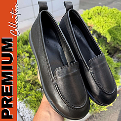 Жіночі шкіряні балетки анатомічні на повну широку ногу великого розміру 40 41 42 43 44 45 від виробника