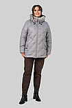 Жіноча сіра зимова куртка Анжеліка, фото 5
