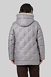 Жіноча сіра зимова куртка Анжеліка, фото 6