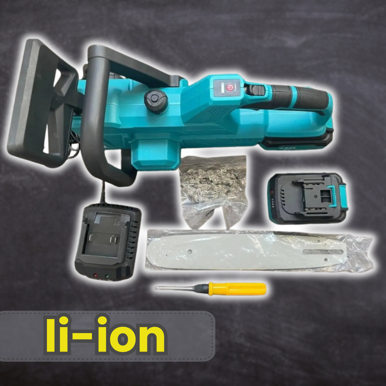 Акумуляторна ланцюгова пила AL-FA ALCCS12-21V шина 25 см 4.0 А·год