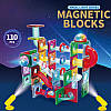 Light Magnetic Blocks Магнітний конструктор світний 110 pcs G025, фото 4
