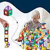Light Magnetic Blocks Магнітний конструктор світний 110 pcs G025, фото 5