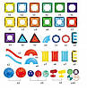 Light Magnetic Blocks Магнітний конструктор світний 110 pcs G025, фото 8