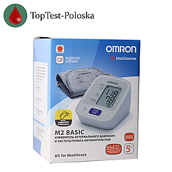 Тонометр автоматичний Omron M2 Basic (HEM-7121-ARU) з адаптером