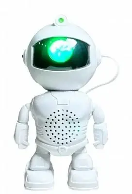 Лазерний Led нічник-проєктор зоряного неба "Астронавт" з пультом XL потужністю 3Вт, фото 1