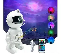 Лазерний Led нічник-проєктор зоряного неба "Астронавт" з пультом XL потужністю 3Вт, фото 5