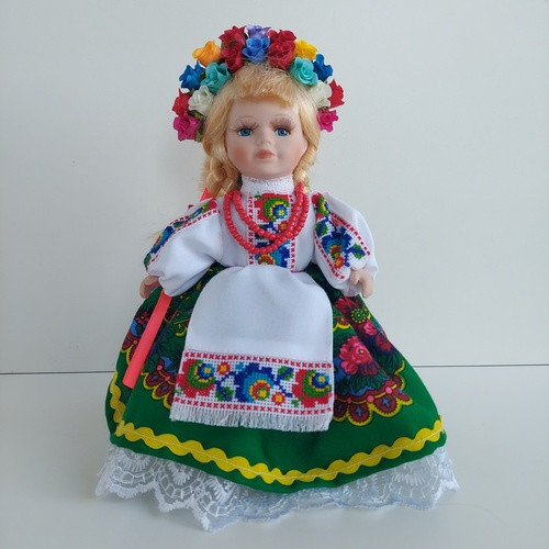 Лялька україночка 22 см у національному костюмі, ручна робота (27342), фото 1