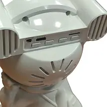 Лазерний дизайнерський нічник-проєктор зоряного неба "Астронавт" з пультом, що сидить XL, підтримка Bluetooth та TF-карт, фото 3