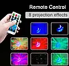 Лазерний дизайнерський нічник-проєктор зоряного неба "Астронавт" з пультом, що сидить XL, підтримка Bluetooth та TF-карт, фото 7