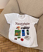 Футболка з принтом "Nostalgia 2000-s"