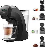 Кавоварка Warriors1 20 Бар 828 мл, сумісна з K-Cup, Nespresso, Dolce Gusto та меленою кавою, еспресо/капучино/лате, програмована