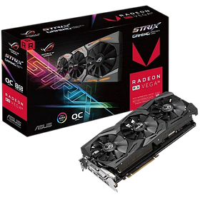 Відеокарта AMD Radeon RX Vega 56 Asus ROG Strix OC (ROG-STRIX-RXVEGA56-O8G-GAMING) Б/В
