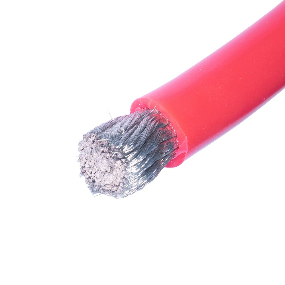 Силіконовий провід 2/0AWG (75mm²15000/0.08TS) червоний
