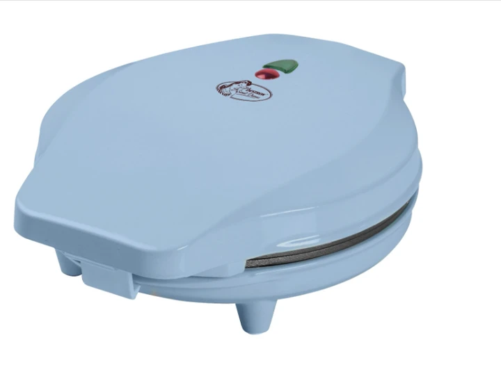 Міні-вафельниця Bestron 7 вафель у формі тваринок для веселих сніданків, кругла, побутова електрична, 700 Вт, фото 1