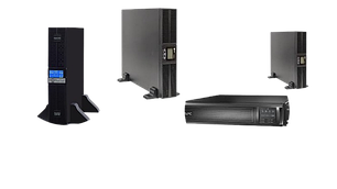 ДБЖ, UPS від 1 до 25кВт в шафу, стійку, трифазні та однофазні