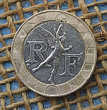 10 франкiв 1988 року. Францiя, фото 2