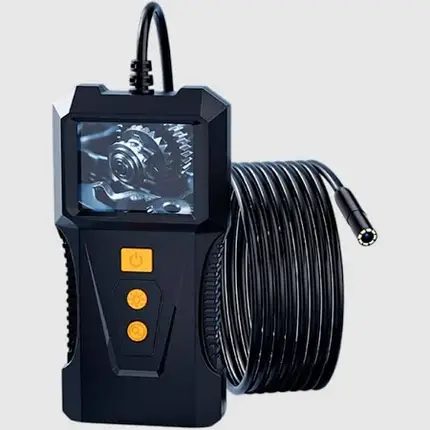 Ендоскоп-камера (5 метрів) у водонепроникному корпусі та екраном з підсвіткою, фото 1