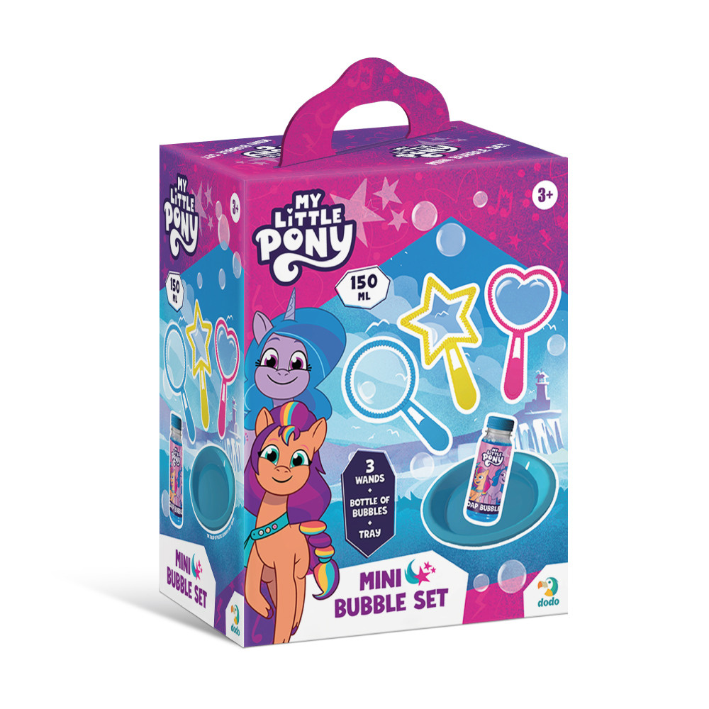 Мини набор мыльных пузырей DoDo My Little Pony 150 мл 200609, фото 1
