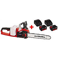 Аккумуляторная цепная пила Einhell GE-LC 36/35 Li-Solo (2 АКБ 4А и ЗУ) пилы 36v для дачи и ручных работ