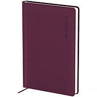 Щоденник датований 2026 Axent Classic Palermo A5 лінія 168 сторінок, PU обкладинка, сливовий