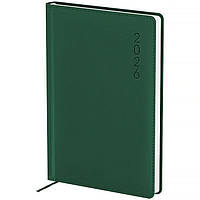 Щоденник датований 2026 Axent Classic Palermo A5 лінія 168 сторінок, PU обкладинка, зелений