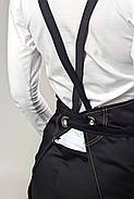 Фартух Muffin Чорний | Чорні ремені, фото 5