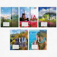 Зошит шкільний 1Вересня 48 аркушів клітинка The beauty of UA (10)