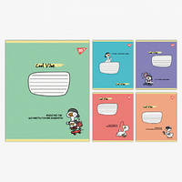 Зошит шкільний Yes 12 аркушів клітинка Cool vibe (25)