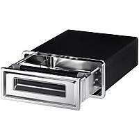 Професійний нок-бокс Motta висувний 9V0272 для кавових відходів з нержавіючої сталі knock box для бариста